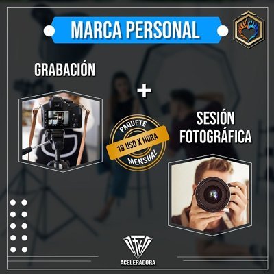 MARCA PERSONAL-GRABACIÓN-FOTOS