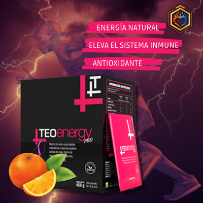 TEO ENERGY PRO PACK X 30 SOBRES