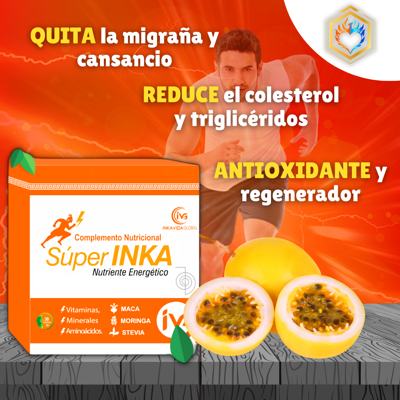 SÚPER INKA MARACUYA X CAJA 30 SOBRES