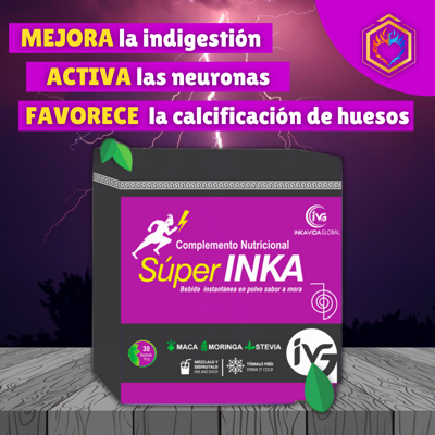 SÚPER INKA MORA X CAJA 30 SOBRES