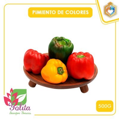 PIMIENTO DE COLORES 500 GR