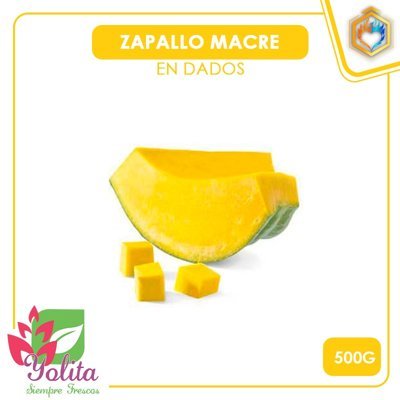 ZAPALLO MACRE EN DADOS 500GR